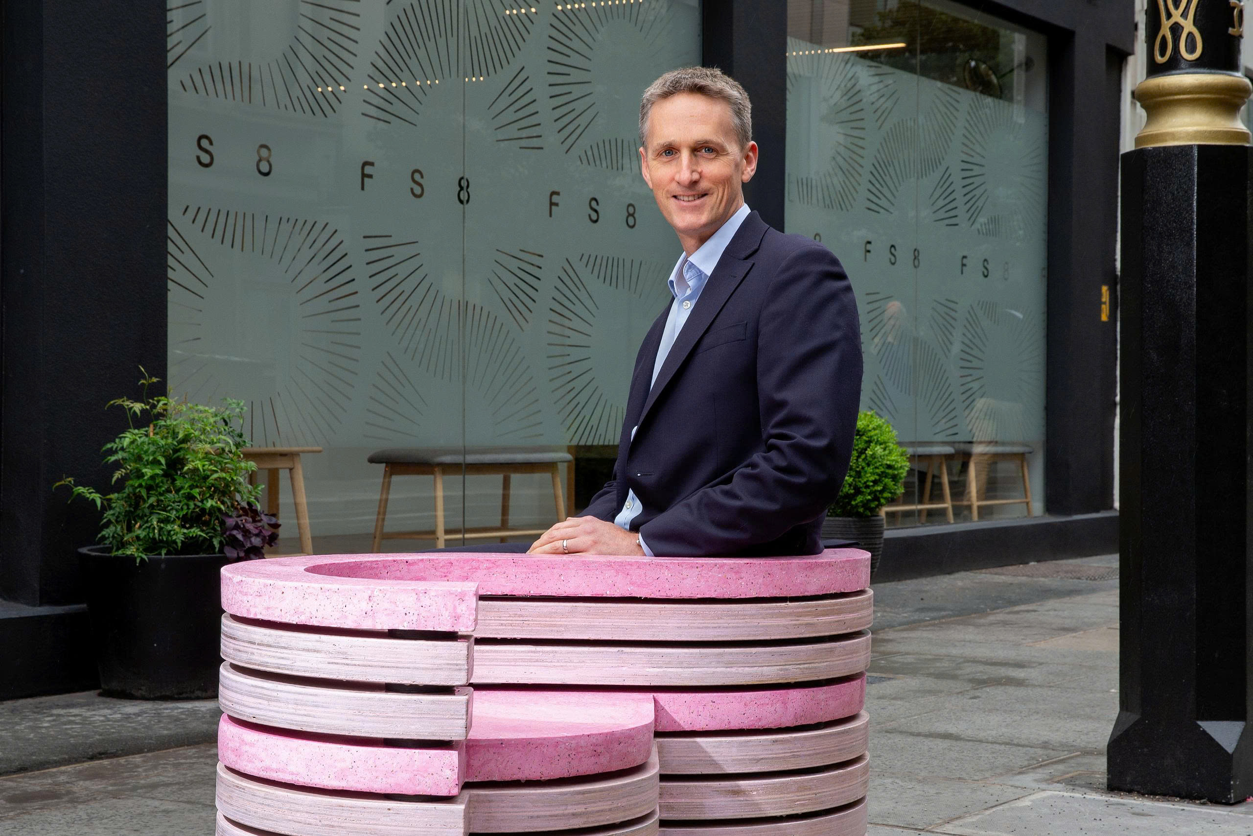 Fitz&Sits program: creative benches transforming Fitzrovia for LFA2025
