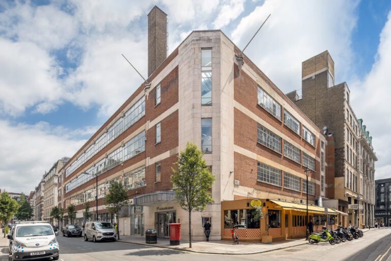 Langham estate building