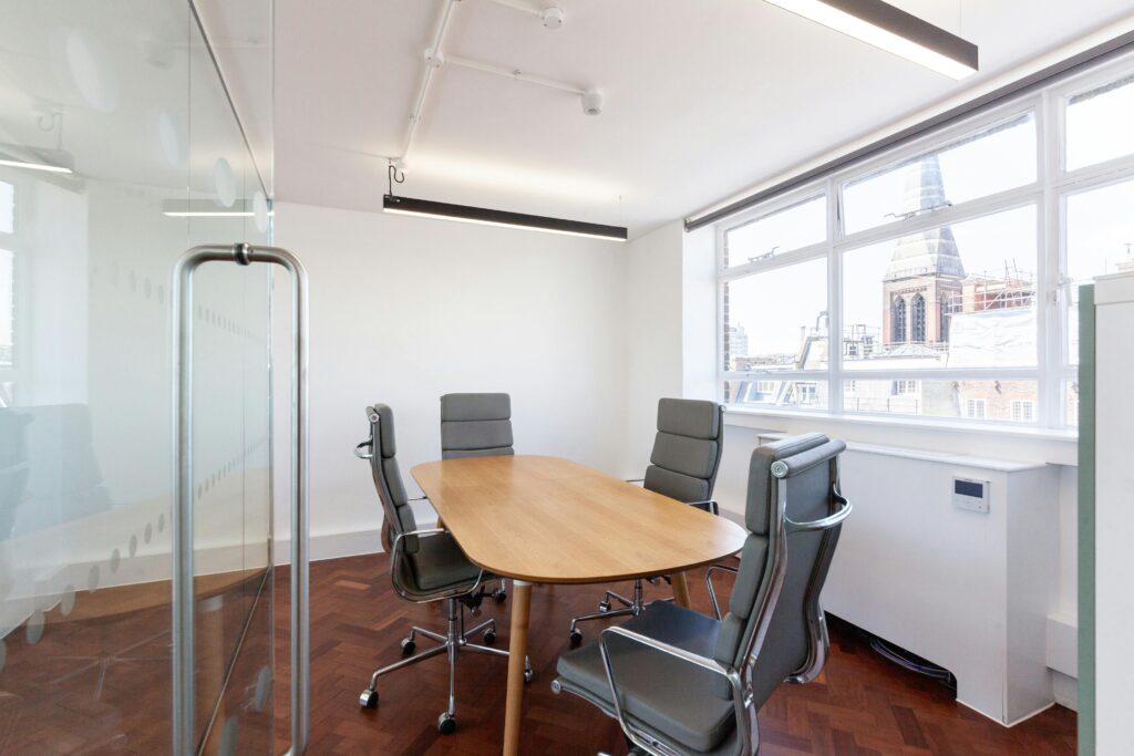 business room in langham estate's building