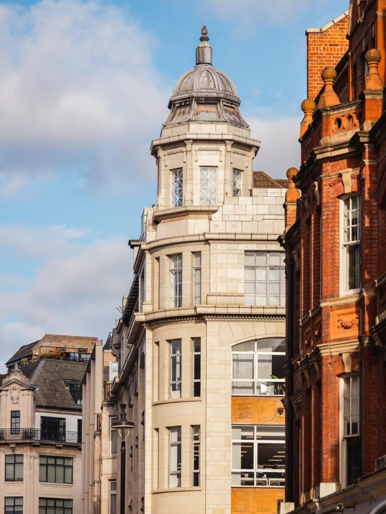 office buildings in fitzrovia, central london